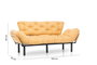 Atelier Del Sofa Nitta Triple - Sofá cama de 3 plazas, Mostaza